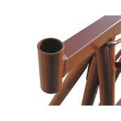 Folding jack | 'Compact S' | galvanized | wide: 1,20 m | Size 1 Height: 0.75 m - 1.30 m